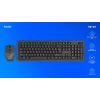 Savio KB-03 tastatūras un peles komplekts USB QWERTY US English Melns