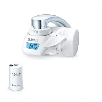 BRITA Ūdens filtrs krānam 1.2023.0413, 3 režīmi, 5-pakāpju kasetne, 600 L, balts, 5 adapteri