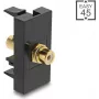 DELOCK Cinch (RCA) savienotājs, sievišķais-sievišķais, apzeltīts – modelis 90956