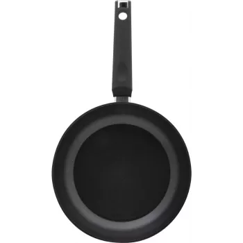 Cepamā panna LAMART LP1002 MARCHE 24 cm — alumīnija nepiedegoša, melna