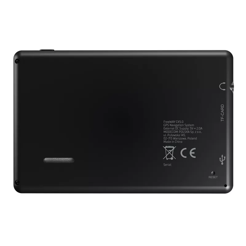 Modecom FreeWAY CX 5.0 auto GPS navigācija ar iGO/MiGO Navigation Truck Europe, 1 gada atjauninājums