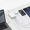 Belkin BoostCharge Pro 200 W 4 USB-C pieslēgvietu GaN uzlādes bloks, balts (WCH015VFWH)