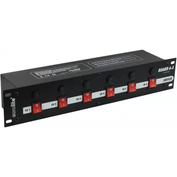 Strāvas sloksne EUROLITE Board 6-S ar 6 kontaktligzdām — EUROLITE 70008275