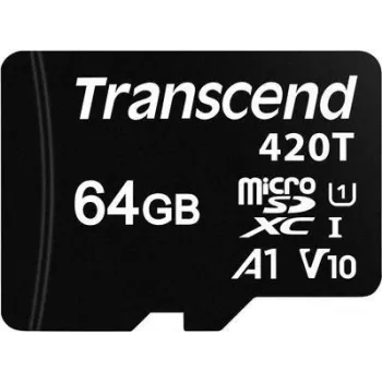 Transcend 64 GB microSDXC UHS-I / Class10 atmiņas karte (TS64GUSD420T)