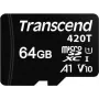 Transcend 64 GB microSDXC UHS-I / Class10 atmiņas karte (TS64GUSD420T)