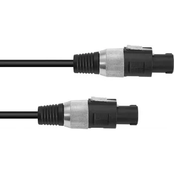 Skaļruņu kabelis Omnitronic 3022120N 2x2.5 mm², 10 m, melns
