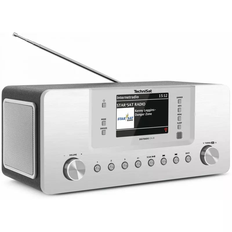 TechniSat DigitRadio 574 IR - Audiosistēma - 2 x 5 W - Sudraba (0001/2951)