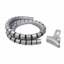 Kabeļu spirālveida sakārtotājs LogiLink KAB0014 Sudraba 1500mm