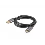 DisplayPort (vīrišķais) – HDMI (vīrišķais) kabelis 1m 4K melns/sudrabs