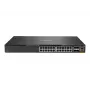 HPE Aruba 6300F Switch - L3 pārvaldāms - 24 x 10/100/1000 + 4 x 1/10/25/50 Gb SFP56 (uplink/stacking) - priekšpuse uz aizmuguri