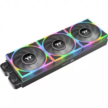 Ventilatoru komplekts THERMALTAKE TOUGHFAN EX 140 ARGB Sync 3Pack — 140mm, liela gaisa plūsma, zems troksnis