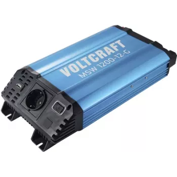 VOLTCRAFT MSW 1200-12-G tīkla invertors 1200 W 12 V/DC - 230 V/AC (VC-13984555)