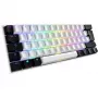 SKILLER SGK50 S4 Gaming tastatūra Balta/melna, PT izkārtojums, Kailh Red