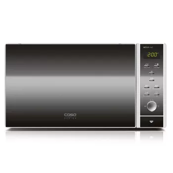 Mikroviļņu krāsns Caso MCG 25 — 900 W, 25 L, 10 jaudas līmeņi, balta/melna