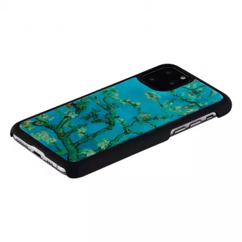 iKins aizsargmaciņa iPhone 11 Pro — mandeļziedu melna