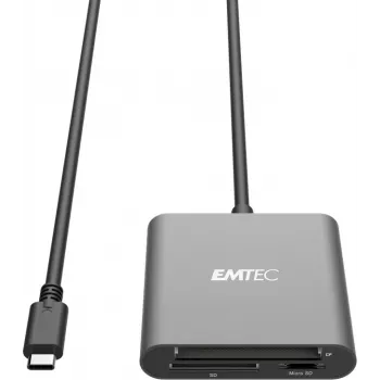Karšu lasītājs Emtec ECCAREADT610C USB 3.1 Pelēks