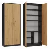 Topeshop OLIV 2D ANT/ART KPL biroja grāmatplaukts