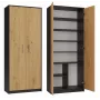Topeshop OLIV 2D ANT/ART KPL biroja grāmatplaukts