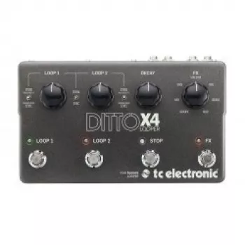 Looper TC Electronic Ditto X4 2 celiņu looperis, 60 minūtes ieraksta laika