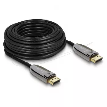 DELOCK aktīvais optiskais kabelis DisplayPort 2.1 8K 60 Hz 40 Gbps 15 m