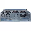 Inter-Tech 3U-30255 Rack korpuss Melns, Nerūsējošais tērauds