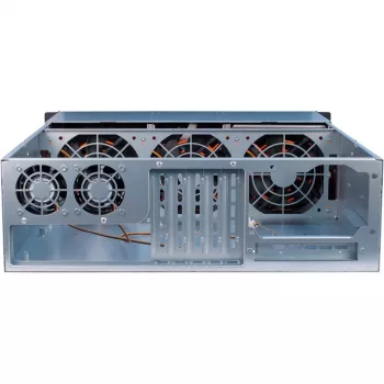 Inter-Tech 3U-30255 Rack korpuss Melns, Nerūsējošais tērauds