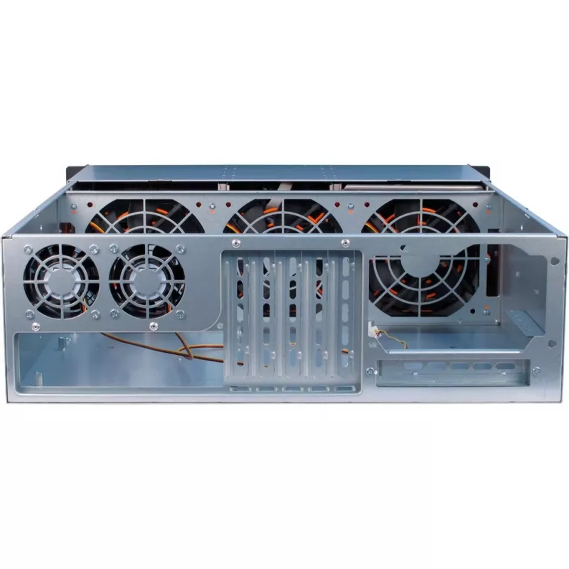 Inter-Tech 3U-30255 Rack korpuss Melns, Nerūsējošais tērauds