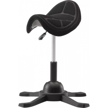 Ergonomiskais balansēšanas krēsls up up Toronto Black audums ar pagarinātu gāzes pacēlāju