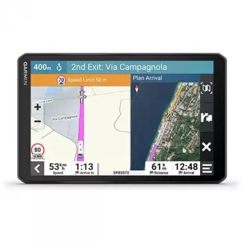 Navigators GARMIN Camper 895 8 inch TFT skārienekrāns 1280x800, 32GB, microSD, iekšējā antena, melns
