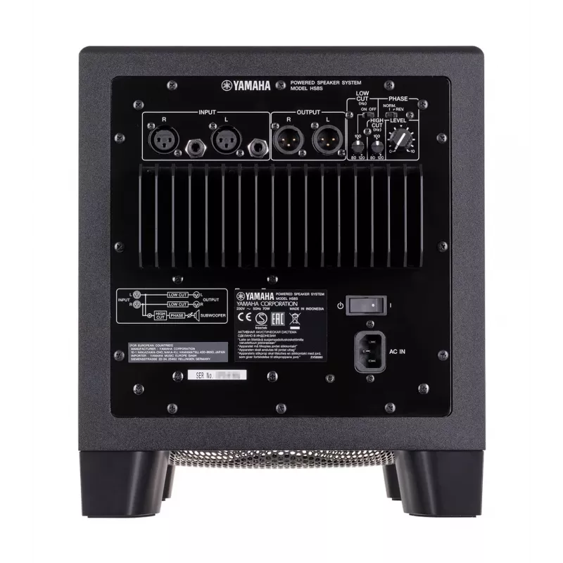 Yamaha HS8S subwoofer Black 150 W