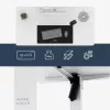 mark adler Leader 7.3 White — regulējama augstuma ergonomiskā darba vieta
