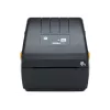 Zebra ZD220 ZD22042-D1EG00EZ galda tiešās termodrukas etiķešu printeris, 203 DPI, 102 mm/s, 11,2 cm rullis, USB, nolobītājs, melns