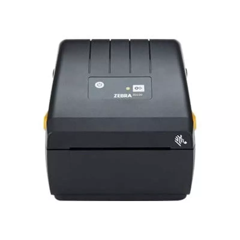 Zebra ZD220 ZD22042-D1EG00EZ galda tiešās termodrukas etiķešu printeris, 203 DPI, 102 mm/s, 11,2 cm rullis, USB, nolobītājs, melns