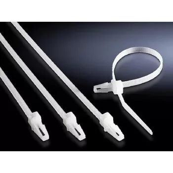 Kabeļu saites Rittal SZ 2597.000, baltas, 150 mm, iepakojumā 100 gab.