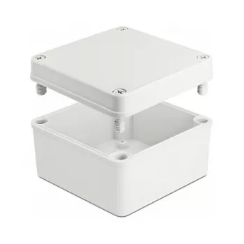 DeLOCK montāžas korpuss IP65 ūdensizturīgs 125 x 125 x 75 mm pelēks