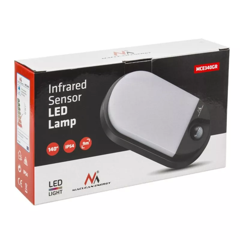 LED lampa MACLEAN MCE340G 15W 1100 lm — āra apgaismojums