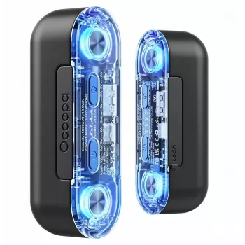 Pārnēsājams elektriskais sildītājs Ocoopa UT4103 — uzlādējams roku sildītājs, 4 sildīšanas līmeņi, 10000 mAh, alumīnijs, zils