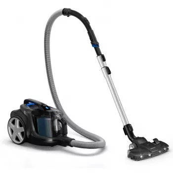 Putekļsūcējs cilindrisks Philips PowerPro Expert FC9747/09 — 900 W, 2 L bezmaiss, HEPA, melns