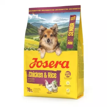 Sausā suņu barība JOSERA Mini Senior Chicken & Rice 3 kg maziem senioru suņiem