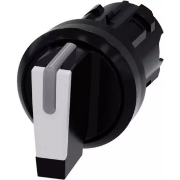 Siemens Drehschalter Frontring Kunststoff Schwarz, Weiß 2 x 45 ° SIRIUS ACT 3SU1002-2BL60-0AA0 1 St. (3SU1002-2BL60-0AA0)