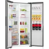 Gorenje HZF55082 NRS917E41XWD G400 Brīvstāvošs Amerikāņu stila ledusskapis, Pelēks, 2 durvis, Skārienvadība, LED