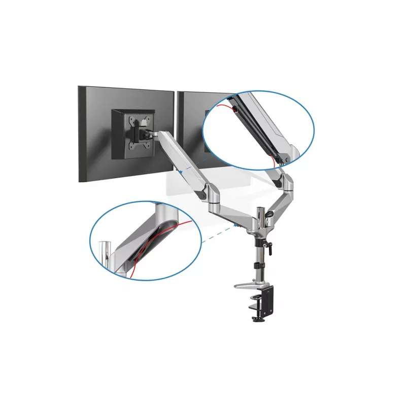 Digitus Divu monitoru stiprinājums, 2x 32 inch, 2x 8 kg