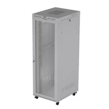 19 collu skapis LANBERG FF01-8047-23SL 47U 800x1200 mm Pelēks ar perforētām durvīm