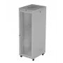 19 collu skapis LANBERG FF01-8047-23SL 47U 800x1200 mm Pelēks ar perforētām durvīm