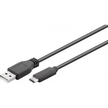 Goobay 55468 USB kabelis melns