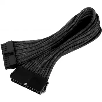 Pagarinātāja kabelis ATX 24-pin Silverstone SST-PP07-MBB 0.3m