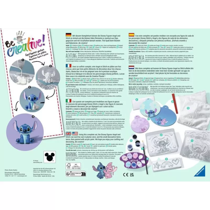 BeCreative Plaster Stitch, radošais komplekts