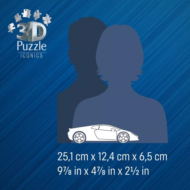 Puzzle 3D 158 gab. Lamborghini Huracan EVO zaļš