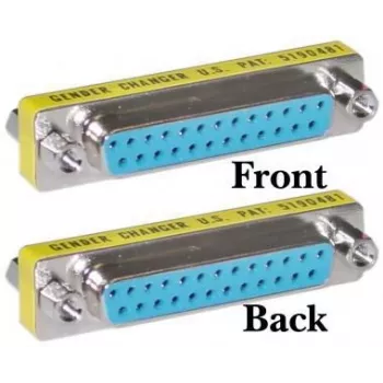 MicroConnect MOD25F25F DB25 dzimuma pārveidotājs, zils