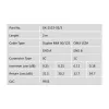 DIGITUS Professional optiskais patch kabelis, SC daudzmodu (M) - SC daudzmodu (M), 2 m, 50/125 µm, OM3, bez halogēna, akvamarīns